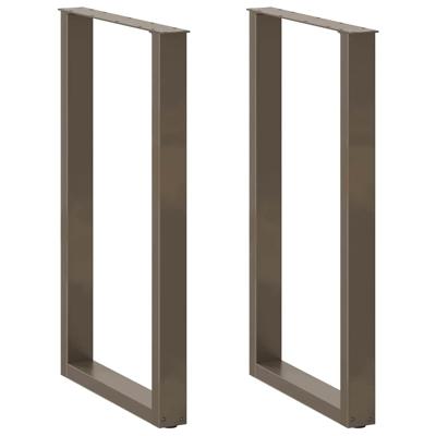 Bartafelpoten 2 st U-vormig 60x(100-101) cm staal naturel