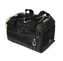 Basil miles trunkbag - sportieve zwarte bagagedragertas voor sportievelingen - 7l - zwart lime