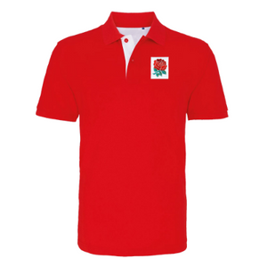 Rugby Vintage - Engeland Rugby Polo - Rood