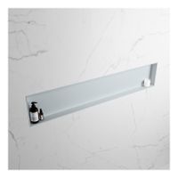 Wandnis Solid Surface Easy | In- en opbouw | 150x30x8 cm | 1 vak | Clay