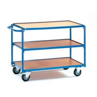 Fetra 2952 2952 Tafelwagen Staal Poedercoating Laadvermogen (max.): 250 kg Stralend blauw (RAL 5007)