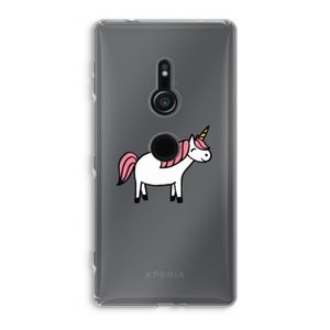 Eenhoorn: Sony Xperia XZ2 Transparant Hoesje