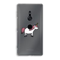 Eenhoorn: Sony Xperia XZ2 Transparant Hoesje