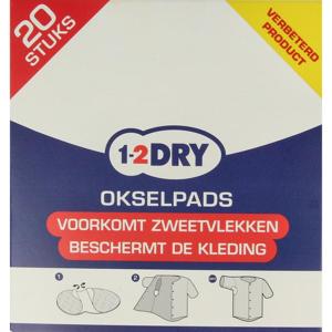 1-2DRY Okselpads medium wit