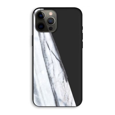 Gestreepte marmer: iPhone 12 Pro Max Biologisch afbreekbaar hoesje