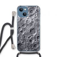 Maanlandschap: iPhone 13 mini Transparant Hoesje met koord