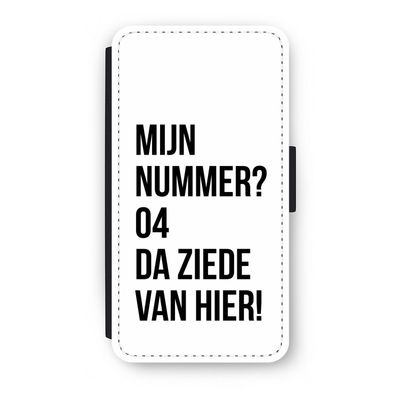 Da ziede van hier: iPhone X Flip Hoesje