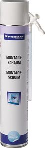 Promat 1C-montageschuim | 750 ml | B2 | champagne | met wegwerphandschoenen | bus - 4000340021 4000340021