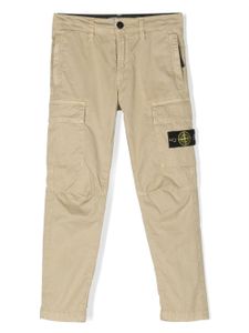 Stone Island Junior pantalon cargo à motif Compass - Tons neutres