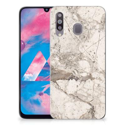 Samsung Galaxy M30 | TPU | Siliconen hoesje | Marmer Beige