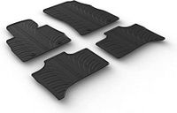 Rubbermatten passend voor BMW X5 E53 1999-2006 (T-Design 4-delig + montageclips) GL0495