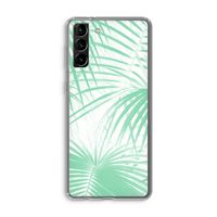 Palmbladeren: Samsung Galaxy S21 Plus Transparant Hoesje
