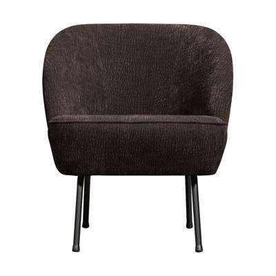 BePureHome Vogue fauteuil chenille donkerbruin