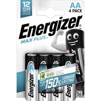 Batterij energizer max plus aa alkaline 4st