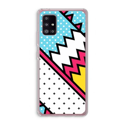 Pop Art #2: Samsung Galaxy A51 5G Transparant Hoesje