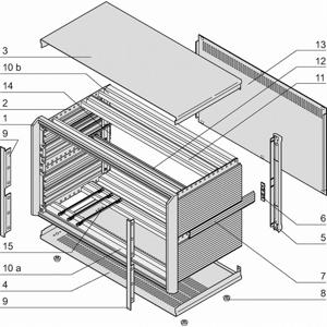 nVent SCHROFF 24576105 Behuizing 155.5 x 386 Meerdere kleuren 1 stuk(s)