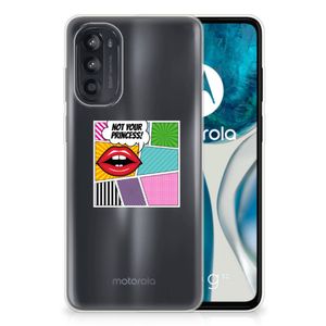 Motorola Moto G52/G82 Silicone Back Cover Popart Princess