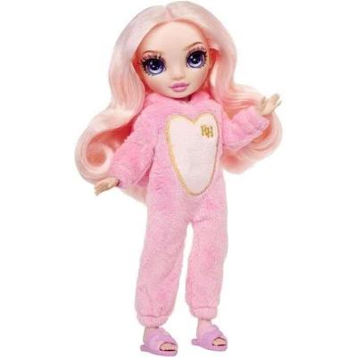 Junior High Pyjama Party - 22 cm gelede modepop - Bella (roze) - Veel accessoires - vanaf 4 jaar