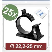 Quadrios 24CA454 Bevestigingssokkel Zelfklevend 24CA454 Bundel-Ø (bereik) 22.2 tot 25 mm Zwart 25 stuk(s) Quadrios 24CA454 Bevestigingssokkel Zelfklevend 24CA454 Bundel-Ø (bereik) 22.2 tot 25 mm Zwart 25 stuk(s)