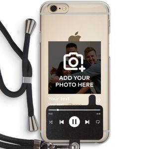 Music Player: iPhone 6 / 6S Transparant Hoesje met koord