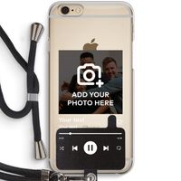 Music Player: iPhone 6 / 6S Transparant Hoesje met koord