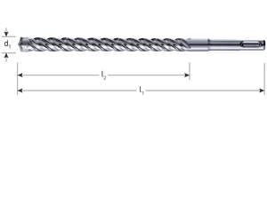 Rotec Hamerboren SDS+ &apos;Zentro&apos; in box à 10 st. 8,0x 200/260 mm - 202.0903B