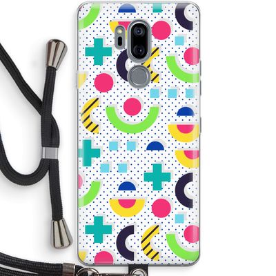 8-bit N°1: LG G7 Thinq Transparant Hoesje met koord