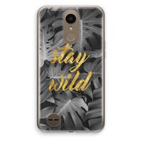 Stay wild: LG K10 (2017) Transparant Hoesje