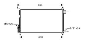 Airco Condensor 1.2 / 1.4 13005251
