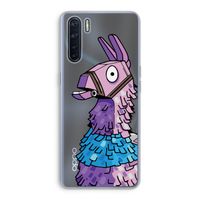 Lama: Oppo A91 Transparant Hoesje Lama: Oppo A91 Transparant Hoesje