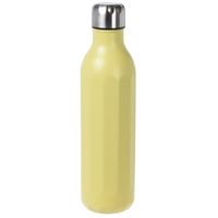 RVS thermosfles / isoleerfles voor onderweg 500 ml pastel geel