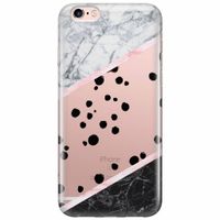 iPhone 6/6s siliconen hoesje - Marble dots - thumbnail