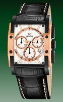 Horlogeband Jaguar J643-3 Leder Zwart 26mm