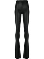 Rick Owens Lilies pantalon fendu à coupe évasée - Noir