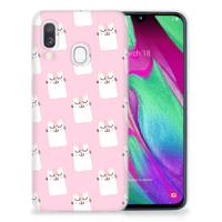 Samsung Galaxy A40 | TPU Hoesje | Sleeping Cats Samsung Galaxy A40 | TPU Hoesje | Sleeping Cats
