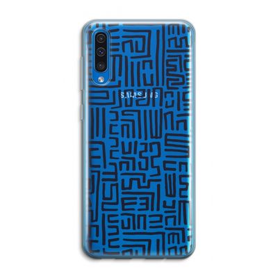 Moroccan Print: Samsung Galaxy A50 Transparant Hoesje