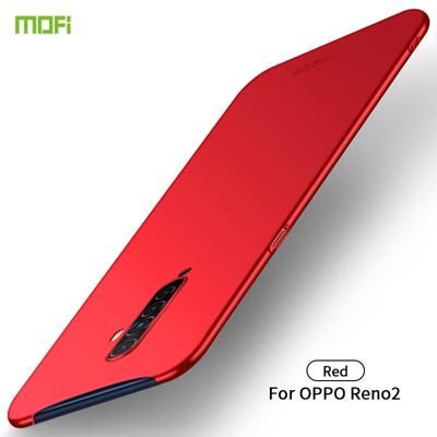 Voor OPPO Reno2 MOFI Frosted PC ultradun hard case (rood)