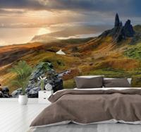 Eiland van Skye natuur landschap muur fotobehang