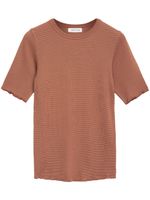 ANINE BING t-shirt Caitlyn en crêpe - Marron