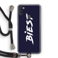 Biest: Samsung Galaxy A11 Transparant Hoesje met koord