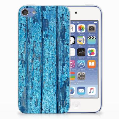 Apple iPod Touch 5 | 6 | Bumper Hoesje | Wood Blue
