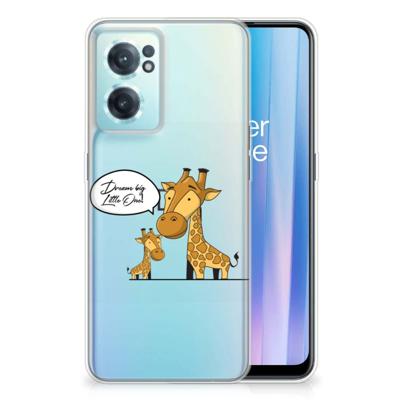 OnePlus Nord CE 2 5G Telefoonhoesje met Naam Giraffe OnePlus Nord CE 2 5G Telefoonhoesje met Naam Giraffe