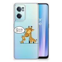 OnePlus Nord CE 2 5G Telefoonhoesje met Naam Giraffe