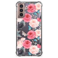 Samsung Galaxy S21 Plus Case Butterfly Roses