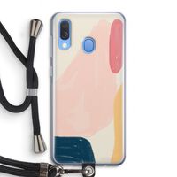 Saturday Flow: Samsung Galaxy A40 Transparant Hoesje met koord Saturday Flow: Samsung Galaxy A40 Transparant Hoesje met koord