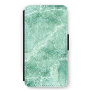 Groen marmer: iPhone 12 mini Flip Hoesje