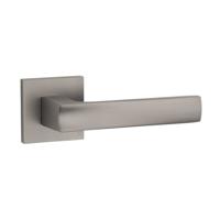 Stile deurklinken Lima Titanium op vierkant rozet Stile deurklinken Lima Titanium op vierkant rozet