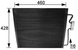 Condensor, airconditioning AC154001S