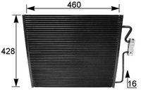 Condensor, airconditioning AC154001S