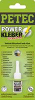 PETEC universeel lijm "power kleber blitzschnell" second adhesive 3g sb water bottle